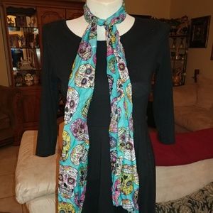 NWTs Dias de los Muertos (Day of The Dead) Scarf